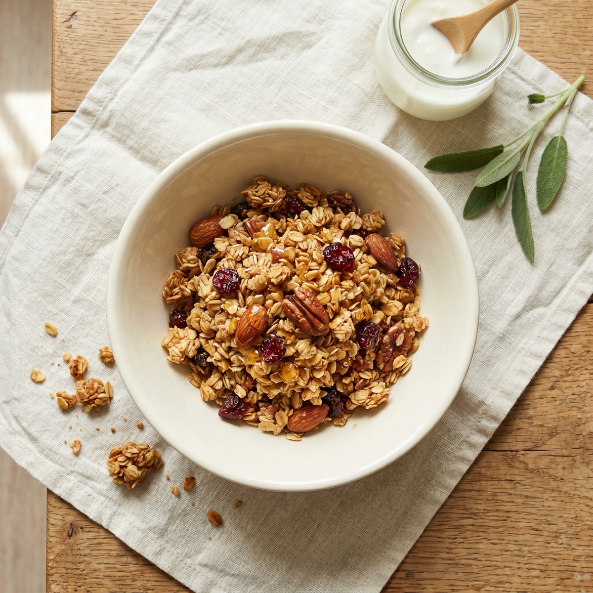 Knuspriges Granola — glutenfreies Rezept