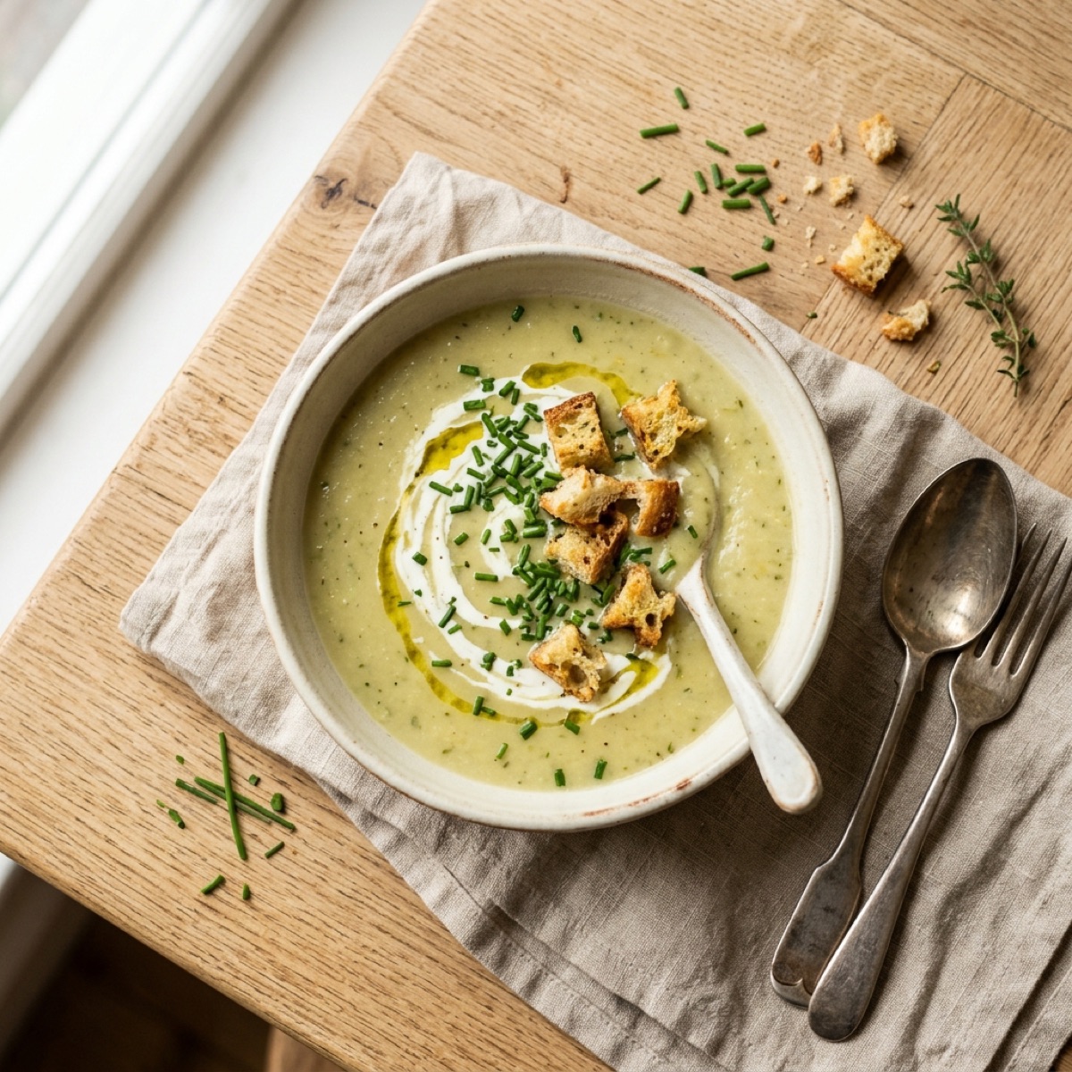 Kartoffel-Lauch-Suppe — glutenfreies Rezept