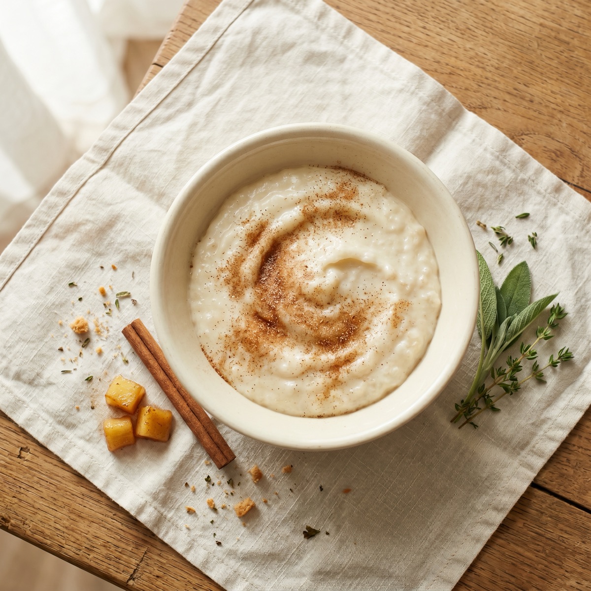 Milchreis mit Zimt-Zucker — glutenfreies Rezept